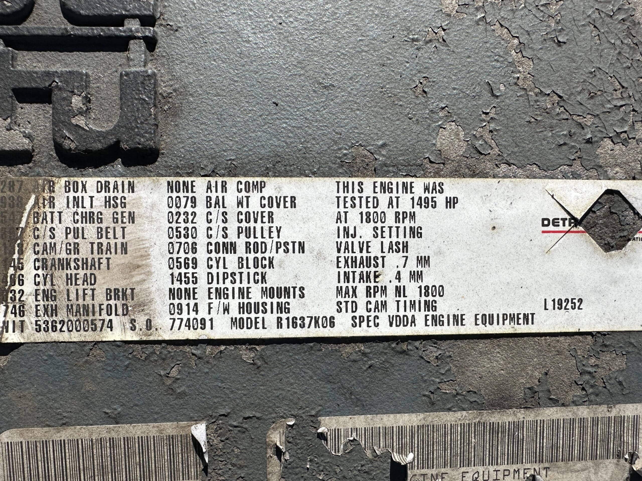 MTU-16V2000-CSDG-4448-9